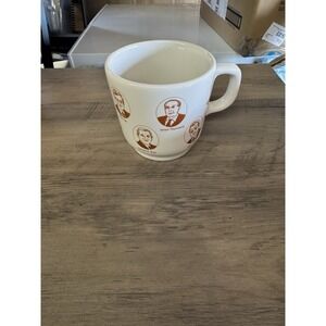 Jess Maz Fishs Eddy Famous Republicans Political Coffee Mug EUC Restaurant Ware